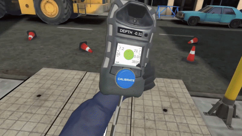 Preview of an industrial safety simulation
